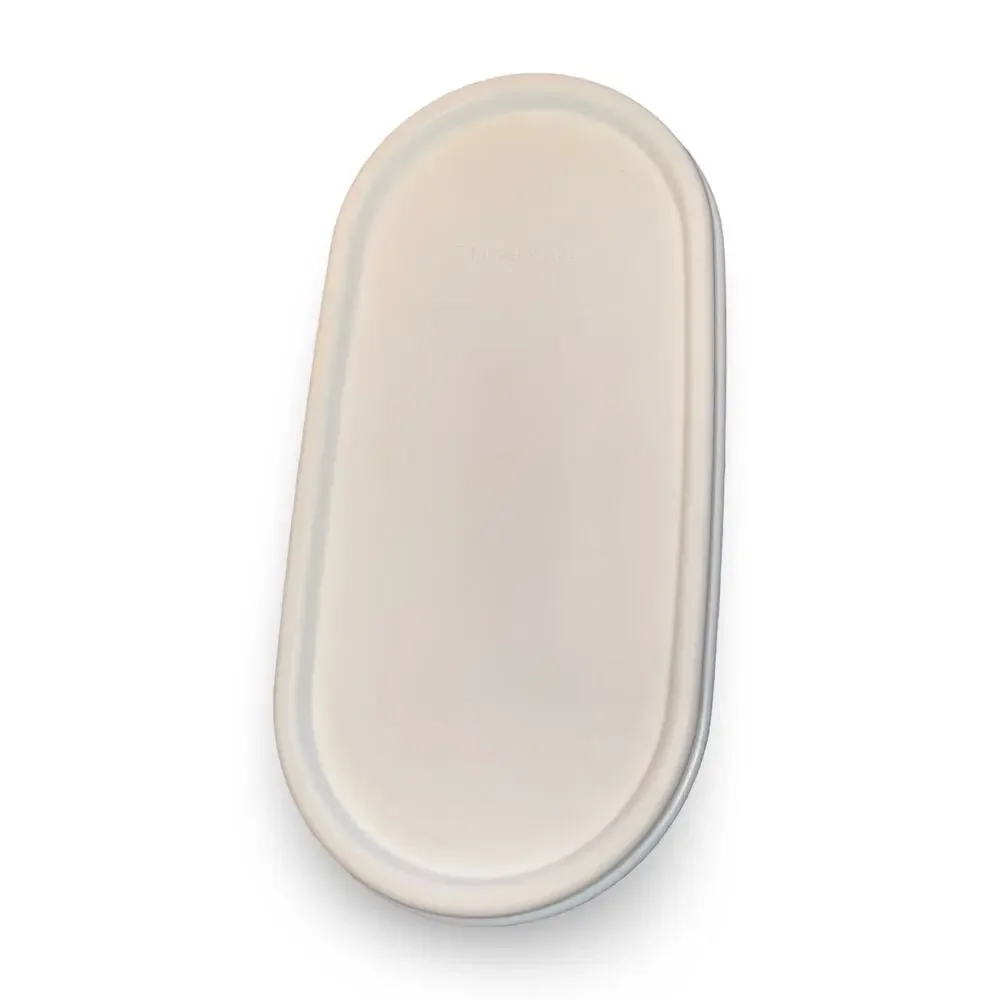 Tupperware 1616 Replacement Lid Seal White Modular Mates Oval Container USA VTG
